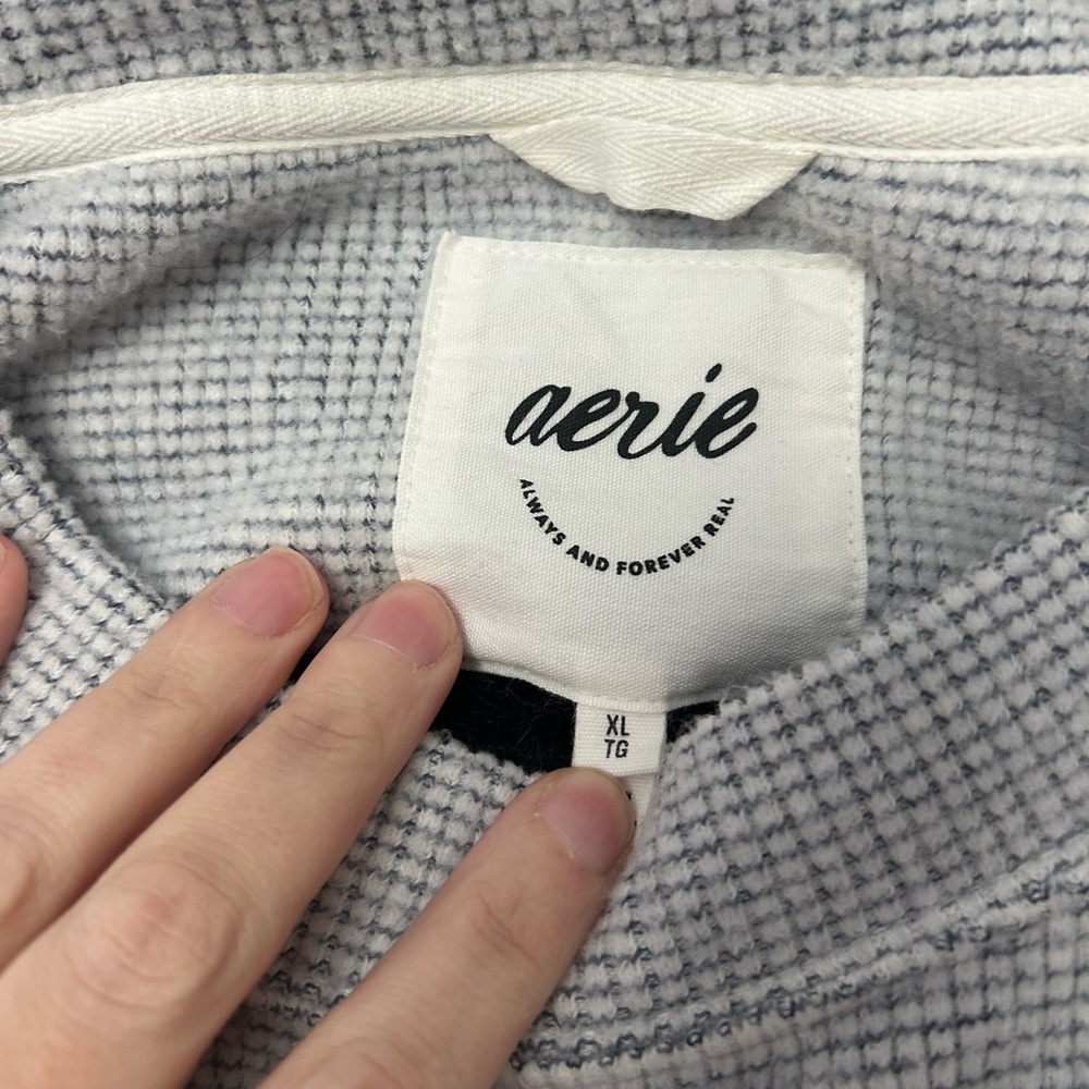 Aerie Textured Crewneck Sweater